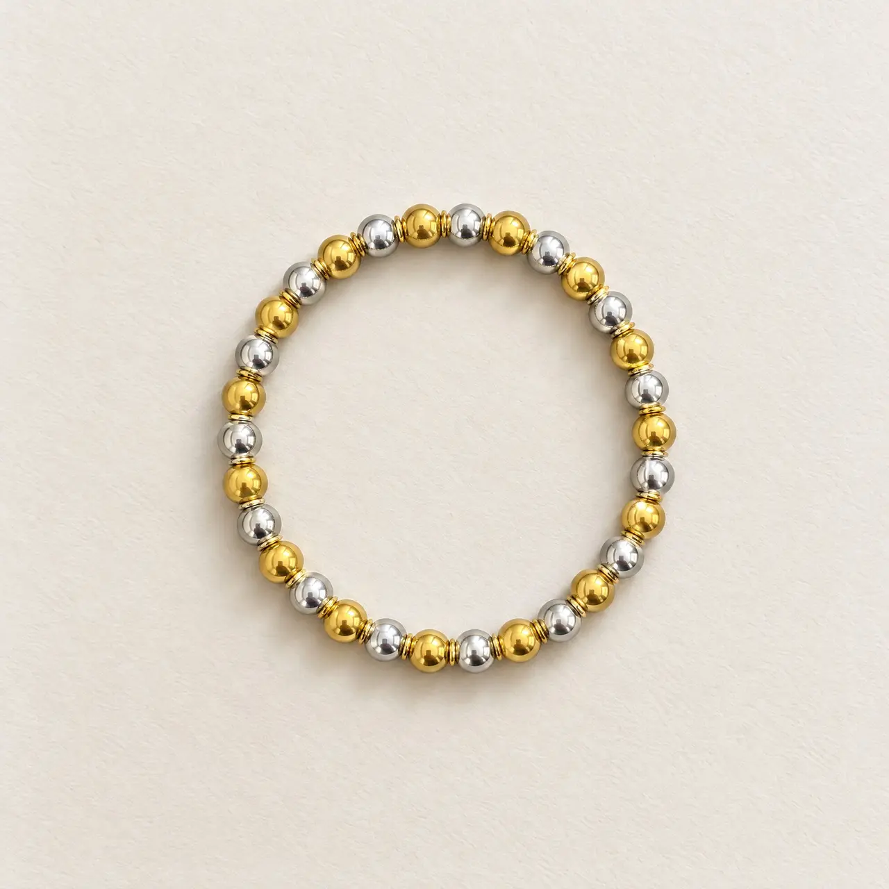 Fotografía de Pulsera Esferas Mediana Bicolor