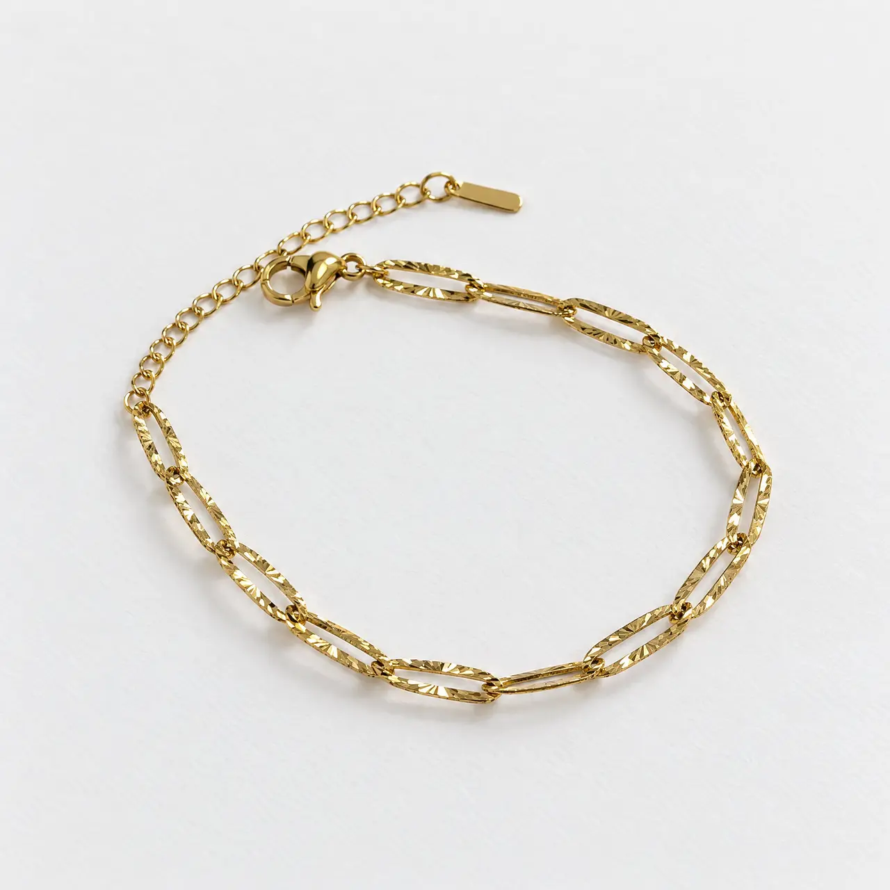 Fotografía de Pulsera Clip Diamantada Gold